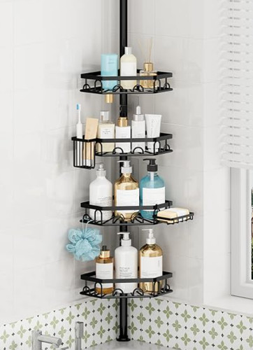 Telescopic shower caddy corner - telescopic,