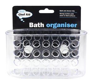 Clear bath organiser storage - bath,