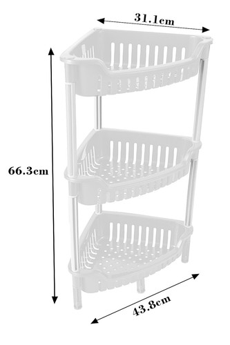 Tier corner shower plastic - 3,