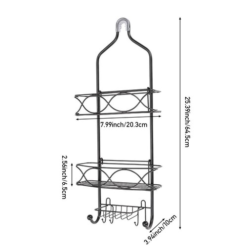 Tier over shower head - shower,