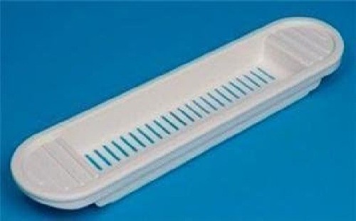 White plastic bath tub caddy - bath,