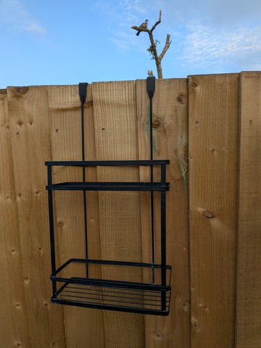 Black hanging rectangle - black,