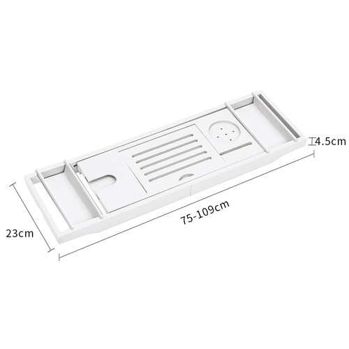 Retractable bamboo wood bath - wood,
